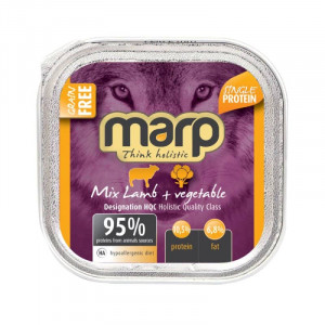 MARP DOG THINK HOLISTIC MIX LAMB & VEGETABLES konservi suņiem 100g